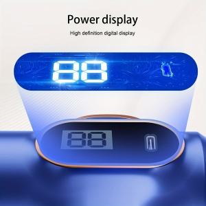 Aspirator portabil fara fir, cu o baterie de 4000mAh, putere mare de 45W, 80dB, incarcare USB, PMEL109489 - Img 4