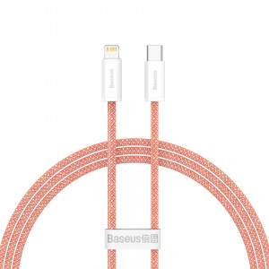 Baseus Cablu Dynamic - Tip C to Lightning - PD 20W 1 metru (CALD000007) orange - Img 3