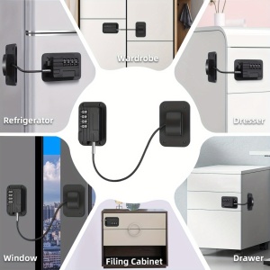 Blocator de Ușă cu Cod – Pentru Frigider, Dulap sau Sertar, Protecție Bebe, TMRL427075 - Img 8