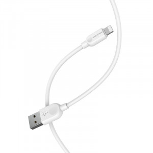 Borofone Cable BX14 LinkJet - USB to Lightning - 2,4A 1 metre white