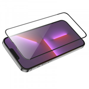 Borofone Sticla Tempered BF8 Diamond Armor Full Screen 5D Large Arc pentru Iphone 14/13/13 Pro - 10 pieces - Img 2