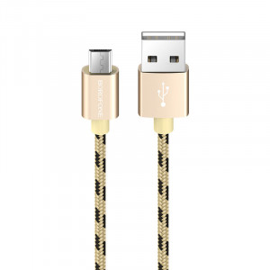 Cablu Borofone BX24 Ring Current - USB to Micro USB - 2,4A 1 metru auriu - Img 3