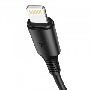 Cablu Borofone BX47 Coolway - USB to Lightning - 2,4A 1 metre Negru