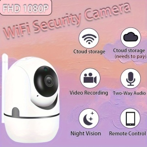 Camera de securitate WiFi fara fir cu viziune nocturna si audio bidirectional, PMYJ268666 - Img 7