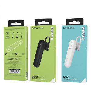 Casca Albastrutooth Borofone Smart BC20, alba, ZES125497 - Img 7