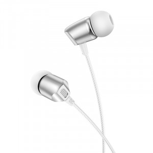 Casti Borofone BM66 New Sound with microphone silver - Img 2