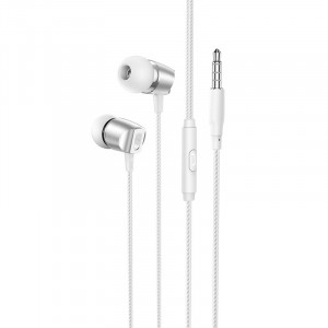 Casti Borofone BM66 New Sound with microphone silver - Img 3