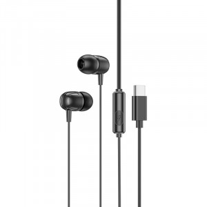 Casti Borofone BM77 Delicious with microphone Type C Negru