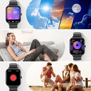 Ceas Smartwatch pentru barbati si femei, PMRV03092-VERDE - Img 7