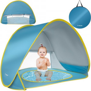 Cort pliant de plaja cu piscina, pentru bebelusi, PM000212043