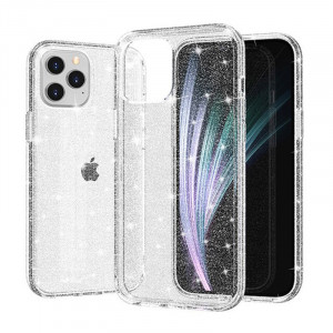 Crystal Glitter Case for Samsung Galaxy A12 Silver
