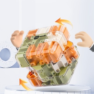 Cub Labirint 3D Magic – Jucărie Educativă pentru Creativitate și Concentrare, TMFN711754 - Img 5