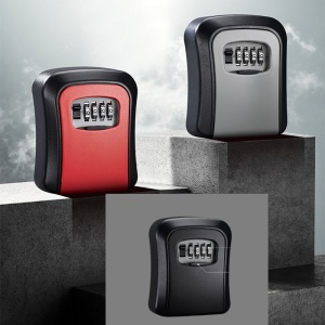 Cutie de depozitare pentru chei, pentru apartamente in regim hotelier self check-in, Metalic, Locker key, PMJR251645-ROSU - Img 7