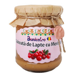 Dulceata de lapte cu merisoare 215g