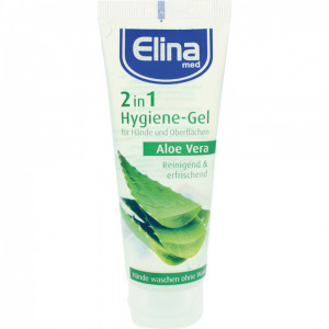 Elina gel antibacterian cu Aloe Vera tub 75 ml, PM542053