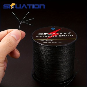 Fir textil rezistent pentru pescuit, impletit din PE cu 4 fire, TMMD24212 - Img 5