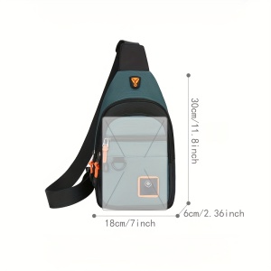 Geantă pentru bărbați, din material textil, TMFT1709915 - Img 7