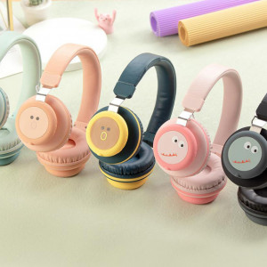 GJBY headphones - BLUETOOTH CA-030 Dinosaur Navy