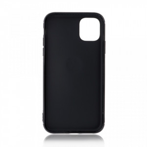 Husa iPhone 11 Neagra Din Silicon Premium Cu Inel Rotativ - Img 2
