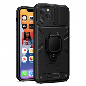 Husa pentru SAM A025 GALAXY A02S, RING LENS, negru, SAMSGA02SLENS-NEGRU