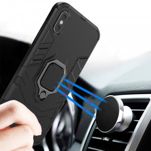 Husa pentru Samsung Galaxy A22 5G, RING ARMOR, negru - Img 5