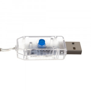 Instalatie 300 LED pentru pomul de Craciun, cu conectare USB si telecomanda, 30 metri, PM000172433 - Img 2