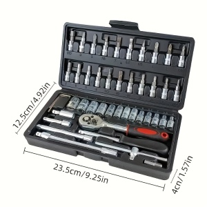 Kit de biti Torx durabil pentru reparatii auto si casnice, Include cutie de stocare, TMRF534220 - Img 3