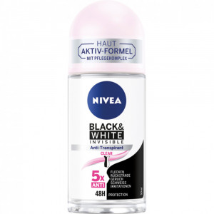 Nivea Deoroller antiperspirant, Black and White, transparent, 50 ml, PM16343