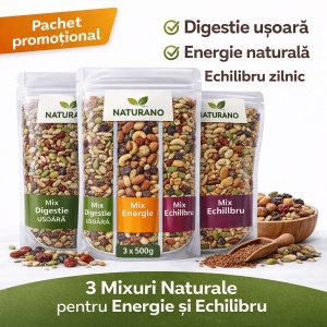 Pachet Naturano 🥜 – 3 Mixuri Naturale pentru Energie și Echilibru (3 x 500g)