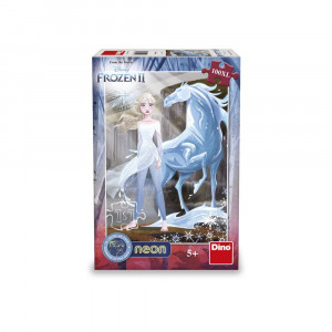 Puzzle neon Frozen, 100 piese - DINO TOYS - Img 2