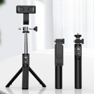 Selfie Stick MINI - with detachable Albastrutooth remote control and tripod - P20S Negru - Img 2