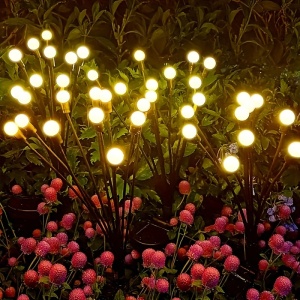 Set 10 Lumini Solare LED pentru Exterior – Lumină Multicoloră, Rezistente la Apă, Montaj Ușor, TMWM124929 - Img 6