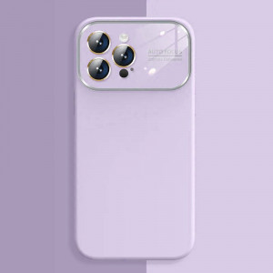 Soft Silicone Lens Case for Iphone 12 light purple - Img 2