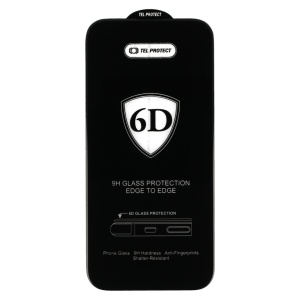 Tel Protect Full Glue 6D Tempered Glass for MOTOROLA EDGE 50 PRO/EDGE 50 ULTRA BLACK