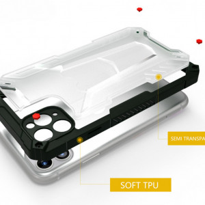 Tel Protect Hybrid Husa pentru Iphone 13 Pro Max Rosu - Img 2