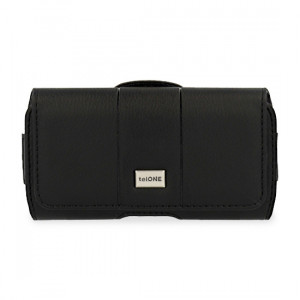 Telone MAX Belt Holster (SIZE 14) pentru Iphone 11/XR/Huawei P40/P30 Lite/Samsung A41/S20/S21 negru, leather - Img 3