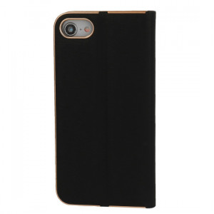 Vennus Book Carcasa with frame pentru Iphone 15 Plus Negru