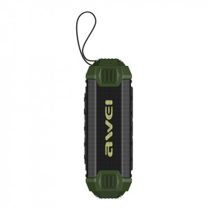 Awei Portable Bluetooth Speaker Y280 waterproof IPX4 with radio Black-green