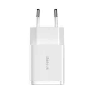 Baseus Compact Incarcator Priza - 2xUSB - 10,5W (CCXJ010202) white - Img 2
