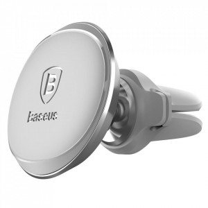 Baseus Magnetic holder pentru ventilation grille cu silver cablu fixing