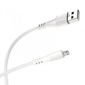 Borofone Cablu BX37 Wieldy - USB to Micro USB - 1 metre white
