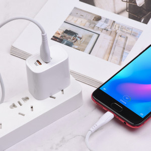 Borofone Cablu BX37 Wieldy - USB to Micro USB - 1 metre white - Img 2
