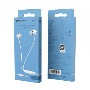 Borofone Casti BM25 Sound Edge cu microfon white - Img 2