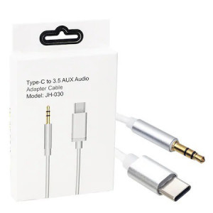 Cablu adaptor Lightning Type-C to 3.5 AUX audio adapter Cable, model JH-030