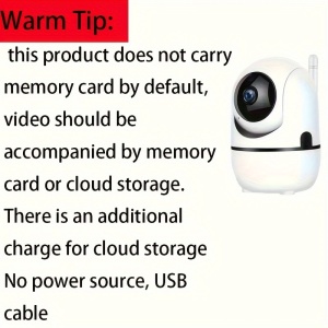 Camera de securitate WiFi fara fir cu viziune nocturna si audio bidirectional, PMYJ268666 - Img 8