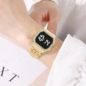 Ceas Dama Fashion Touch Screen Digital, Auriu, LD098-V2 - Img 2