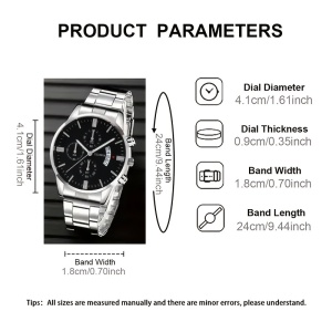 Ceas Quartz Business, pentru barbati, TM7WM0V52WQ9 - Img 4