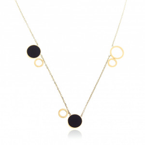 Colier fashion, placat cu aur 14K, PMNST12653