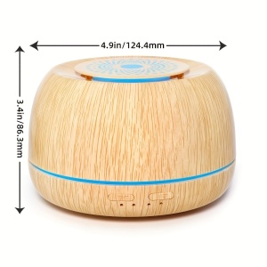Difuzor de Aromaterapie cu Telecomandă – Capacitate 300 ml, Design Elegant, TMGT09554 - Img 4