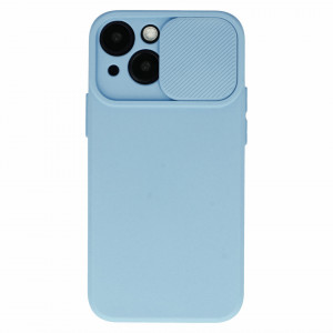 Husa Camshield Soft pentru Iphone 15 Pro Light blue